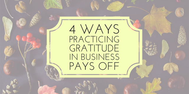 gratitude in business